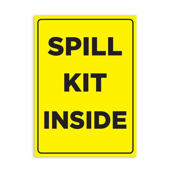 Spill Kit Inside Sticker | Spill Station Here | Spill Kit Identification | Spill Kit Side | Spill Kit Inside Vehicle | Ecospill Sticker-SKI